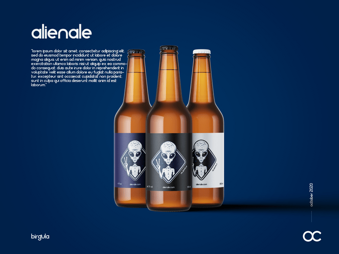 Alienale Bottle Design